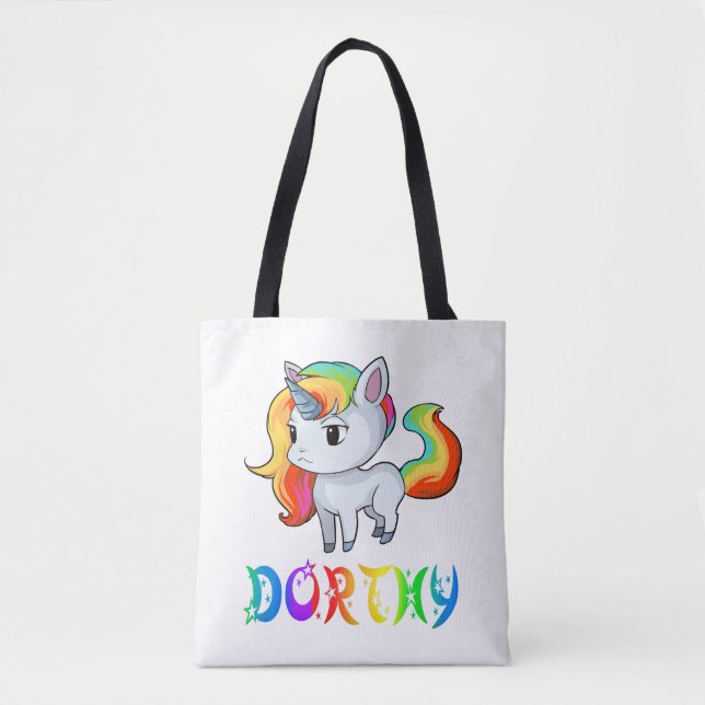 Bolso De Tela Dorthy Unicorn (Anverso)