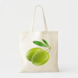 Bolso De Tela Dos aceitunas verdes