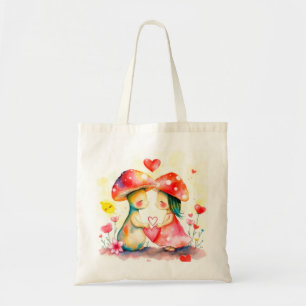 Bolso De Tela Dos amantes de las setas