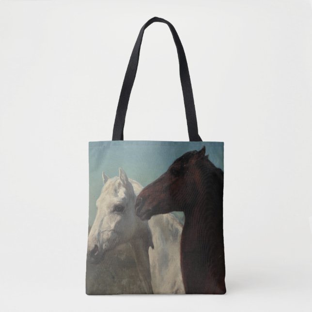 Bolso De Tela Dos caballos del Tote Rosa Bonheur (Anverso)