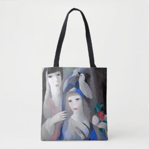 Bolso De Tela Dos damas y paloma, Marie Laurencin