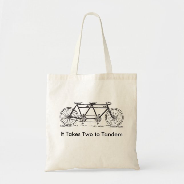 Bolso De Tela Dos en tándem (Frente)