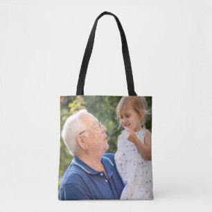 Bolso De Tela Dos fotos de doble cara Crea tu propia foto 