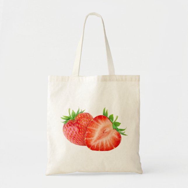 Bolso De Tela Dos fresas (Frente)
