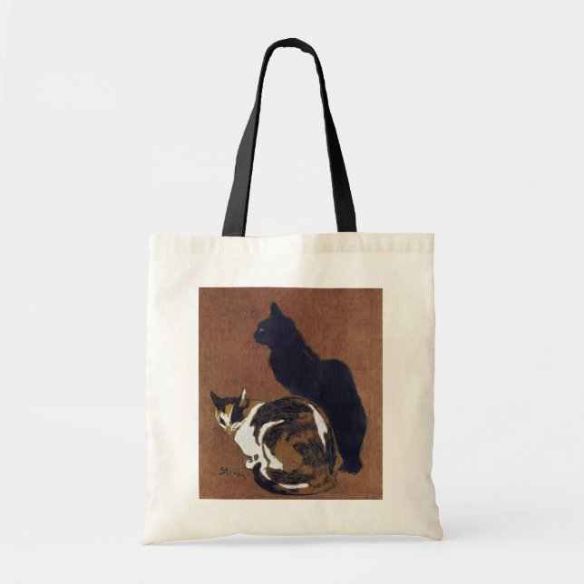 Bolso De Tela Dos gatos, Alexandre Steinlen (Frente)