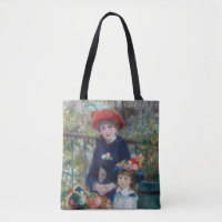 Dos hermanas en la terraza por Renoir