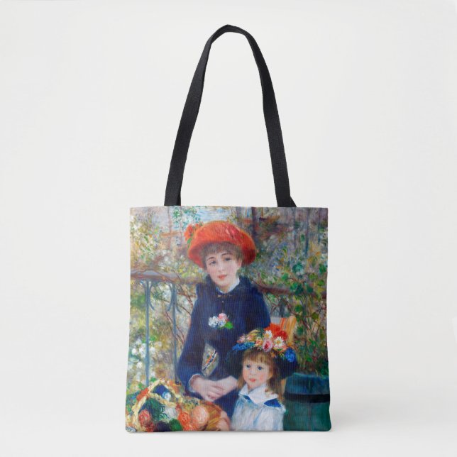 Bolso De Tela Dos hermanas, Renoir (Anverso)
