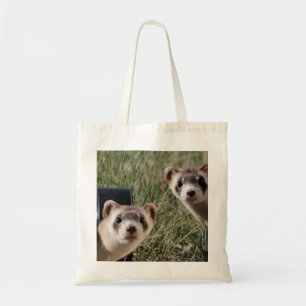 Bolso De Tela Dos hurónes