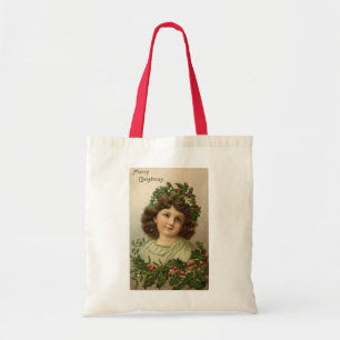 Bolso De Tela Dos jóvenes damas de Navidad vírgenes adoradas