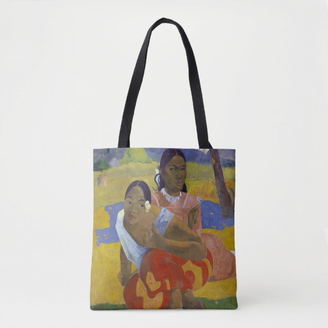 Bolso De Tela Dos mujeres tahitianas, Gauguin (Anverso)