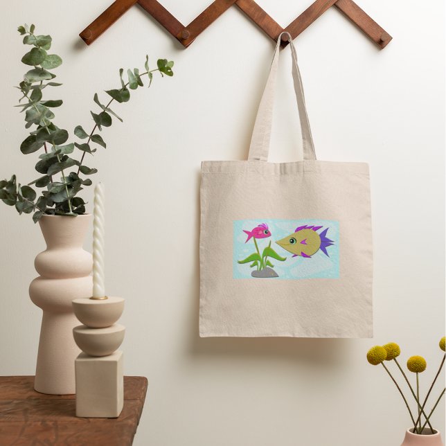 Bolso De Tela Dos peces coloridos (Subido por el creador)