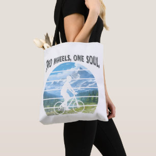 Bolso De Tela Dos ruedas, un alma.
