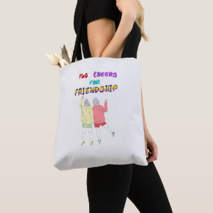 Bolso De Tela Dos Saludos Por La Amistad 30 Chicas Amigos De Jul