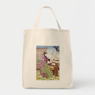 Bolso De Tela Dos señoras japonesas, C1890