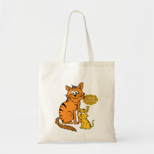 Bolso De Tela dos tigres lindos y cariñosos Te amo siempre