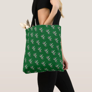 Bolso De Tela Dos tórtolas Plantilla Recortable Estilo Retro 8