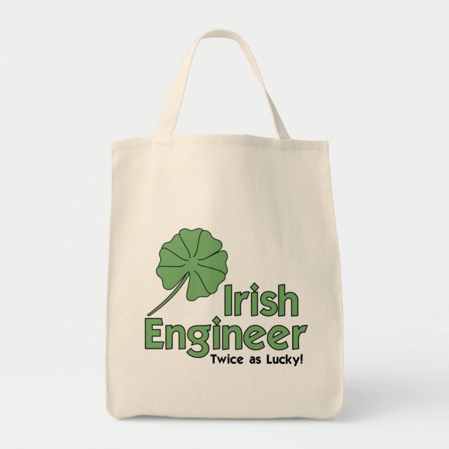 Bolso De Tela Dos veces como afortunado (Frente)