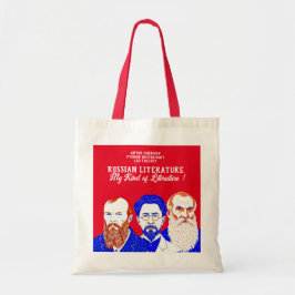 Bolso De Tela Dostoevsky + Tolstoy + Chekhov - Literatura rusa