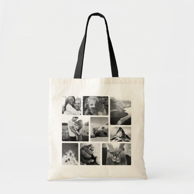 Bolso De Tela Double Sided Bag 18 Photo Rounded Template (Frente)