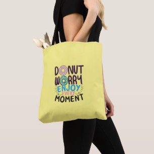 Bolso De Tela Doughnut Lover - Donut Worry Animation