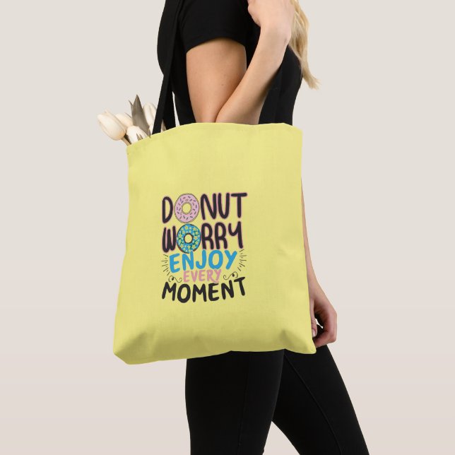Bolso De Tela Doughnut Lover - Donut Worry Animation (Detalle)