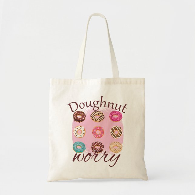 BOLSO DE TELA DOUGHNUT-WORRY (Frente)