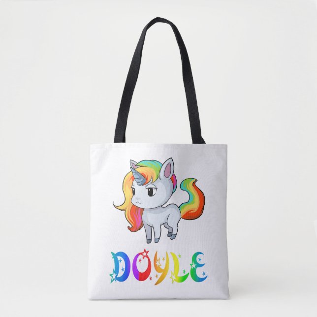 Bolso De Tela Doyle Unicorn (Anverso)