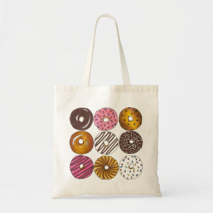 Bolso De Tela Dozen Doughnut Donuts Breakfast Foodie Pasta