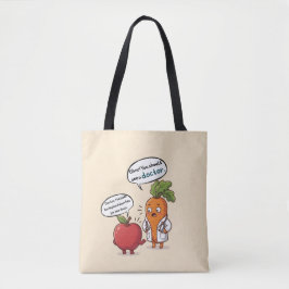 Bolso De Tela Dr. Carrot Series Funny Medical Pun Tote Bag 