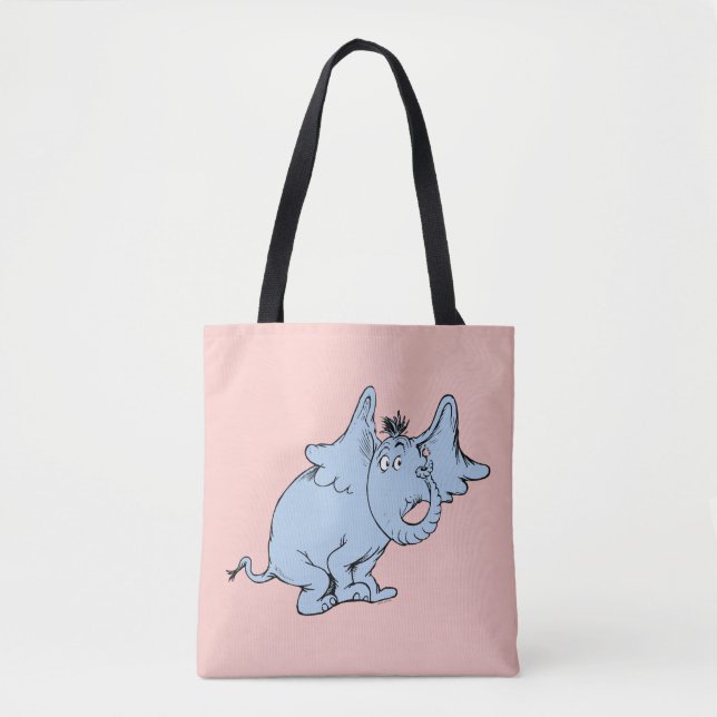 Bolso De Tela Dr. Seuss | Aspecto lateral Horton (Anverso)