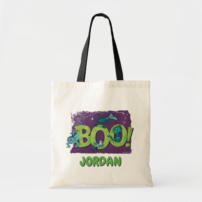 Bolso De Tela Dr. Seuss | ¡BOO! Gráfico de Halloween (Frente)