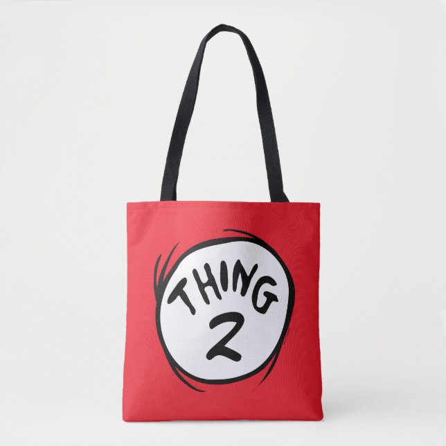 Bolso De Tela Dr. Seuss | Cosa Personalizado Una Cosa Dos (Anverso)