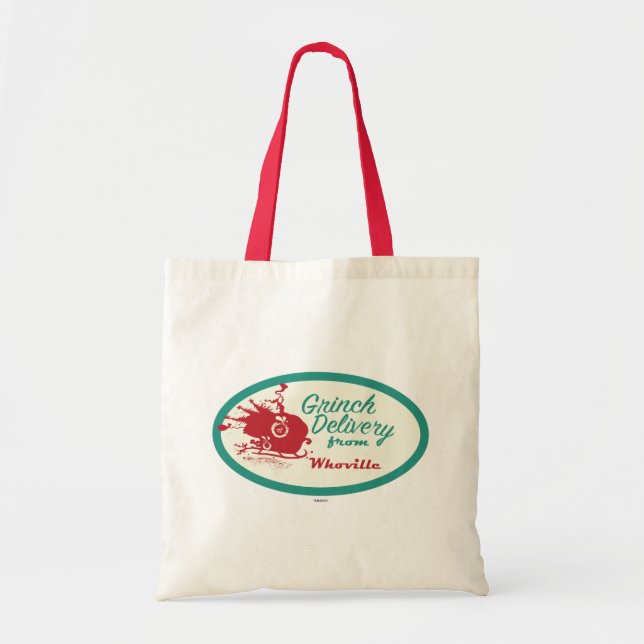 Bolso De Tela Dr. Seuss | Entrega Grinch de Who-ville (Frente)