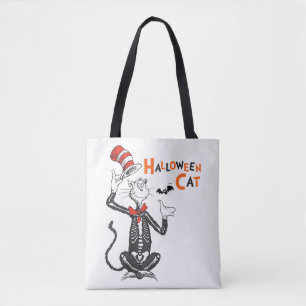 Bolso De Tela Dr. Seuss   Gato con Sombrero de Halloween