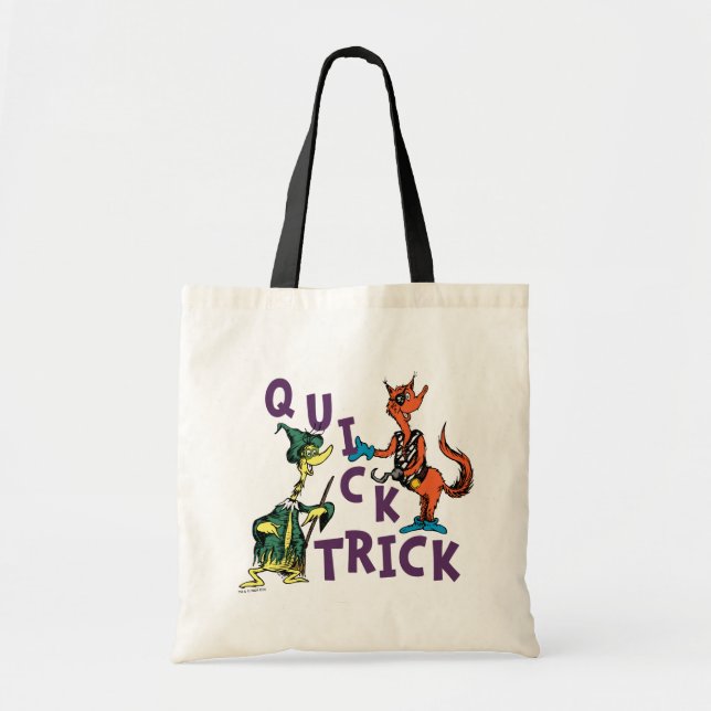 Bolso De Tela Dr. Seuss | Gráfica de Halloween de truco rápido (Frente)