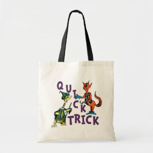 Bolso De Tela Dr. Seuss   Gráfico de Halloween de Truco Rápido
