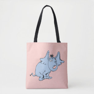 Bolso De Tela Dr. Seuss Horton de lado
