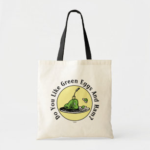 Bolso De Tela Dr. Seuss   Huevos verdes e icono de jamón