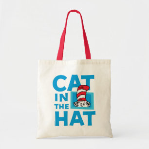Bolso De Tela Dr. Seuss   Logotipo de El Gato en el Sombrero