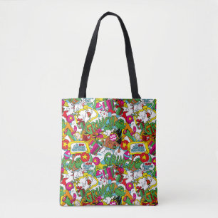Bolso De Tela Dr. Seuss Patrón Colorido Grinch