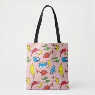 Bolso De Tela Dr. Seuss Patrón de Un pez dos peces