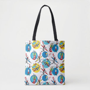Bolso De Tela Dr. Seuss   Personajes con patrón de lápices