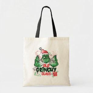 Bolso De Tela Dr. Seuss   Viejo Grinch Claus