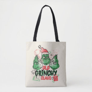 Bolso De Tela Dr. Seuss Viejo Grinch Claus