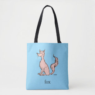 Bolso De Tela Dr. Seuss   Zorro Rosa