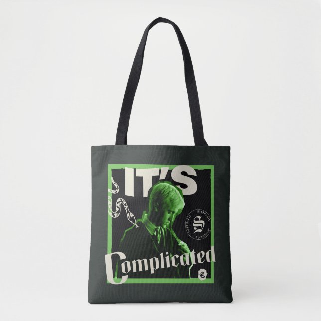 Bolso De Tela Draco Malfoy - "Es complicado" (Anverso)