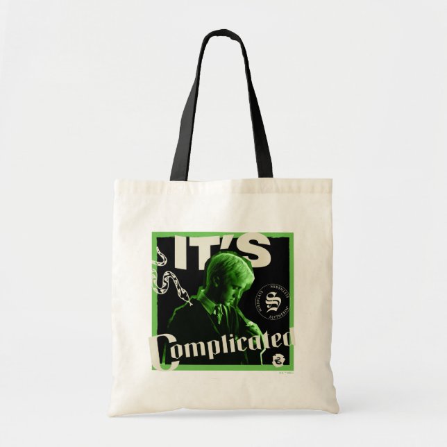 Bolso De Tela Draco Malfoy - "Es complicado" (Frente)