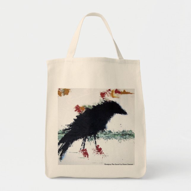 Bolso De Tela "Dragando el sonido" - diane clemente (Frente)