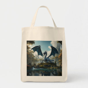 Bolso De Tela Dragón
