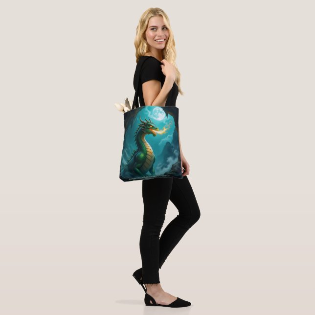 Bolso De Tela Dragón (Puesto)